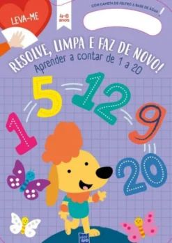 Aprender a Contar de 1 a 10 - Roxo 4-6 Anos