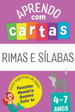 Aprendo com Cartas - Rimas e Sílabas 4-7 Anos