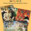 Art Masterpieces to Colour