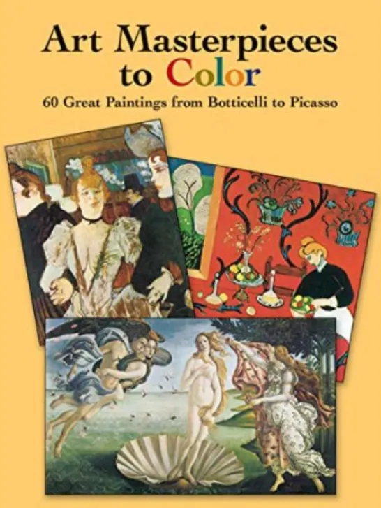 Art Masterpieces to Colour