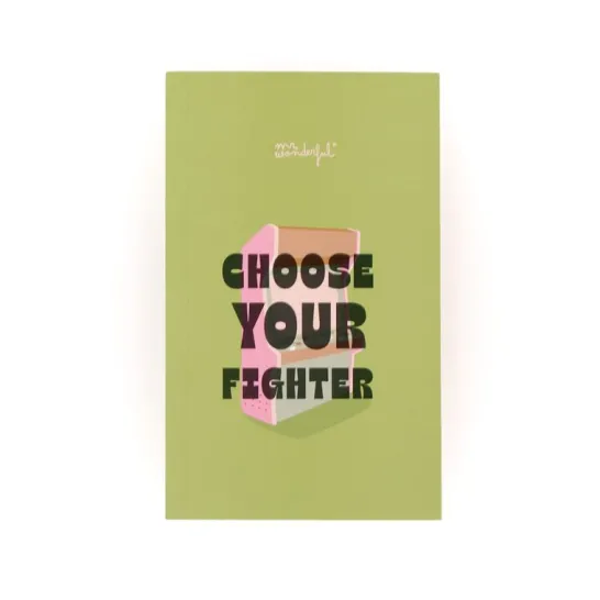 Bloco de Notas - Choose Your Fighter
