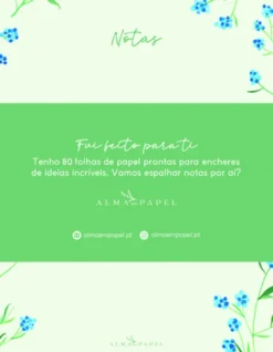 Bloco de Notas Hortênsias