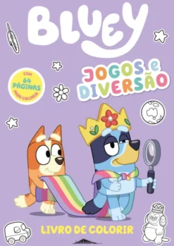 Bluey - Jogos e Diversão - Livro de Colorir