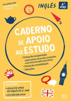 Caderno de Apoio ao Estudo - Inglês - 6.º Ano