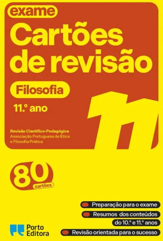 Cartões de Revisão - Livro Filosofia - 11.º Ano