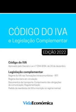 Código do IVA 2022 e Legislação Complementar