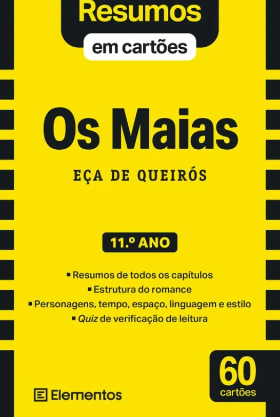Livro Os Maias - Eça de Queirós - 11.º Ano