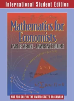 Mathematics for Economists