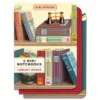 Mini Caderno Cavallini 10x14cm c/3 Library Books