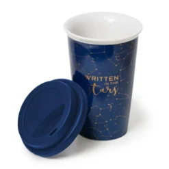 New Bone China Porcelain Mug - Tu Vuò Fa L'Americano - Stars