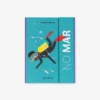 No Mar - Livro acordeão