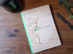 Note Book Fernando Pessoa Recortado Verde