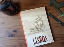 Note Book Torre Belém Recortado Laranja
