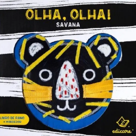 Olha, Olha! Savana - Livro de Pano