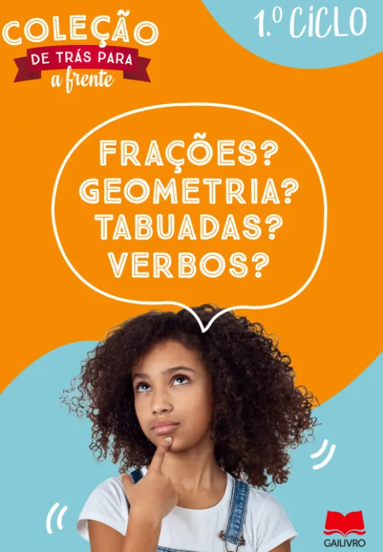 Pack Coleção de Trás para a Frente 1.º Ciclo - Frações? Geometria? Tabuadas? Verbos?