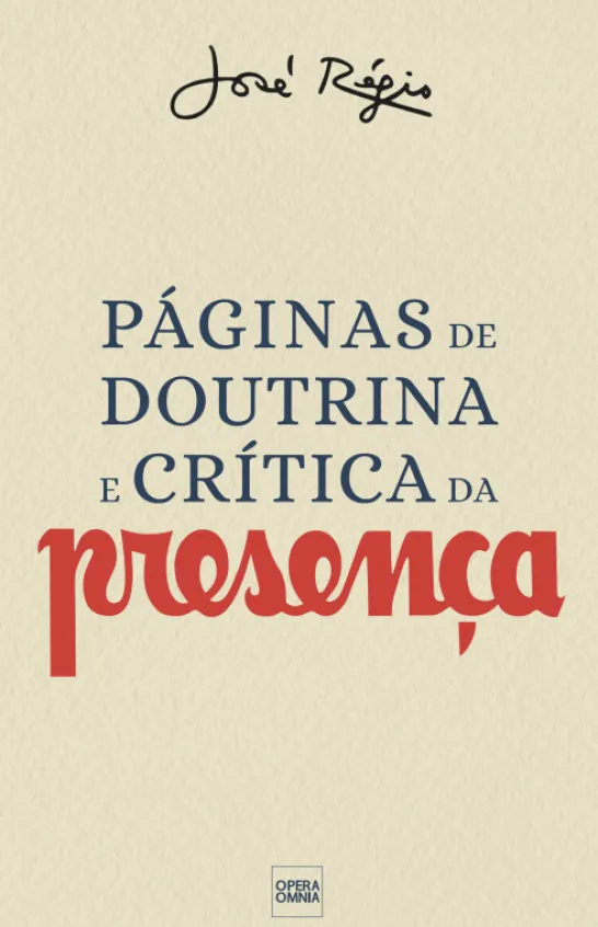 Páginas de Doutrina e Crítica da Presença