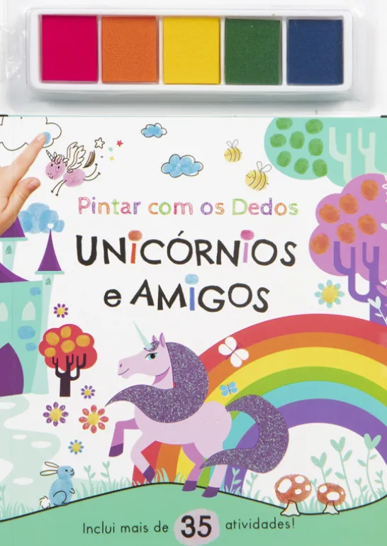 Pintar com os Dedos - Unicórnios e Amigos