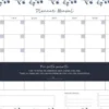 Planner Mensal Azulejo