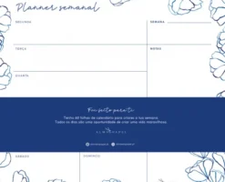 Planner Semanal Indigo