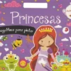 Princesas - Megabloco para pintar com autocolantes