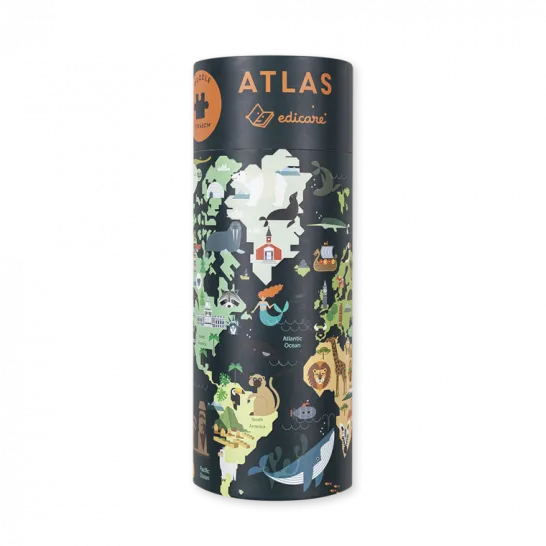 Puzzle Atlas – 200 peças