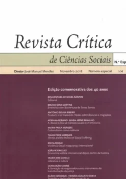 Revista Critica de Ciências Sociais - Número Especial