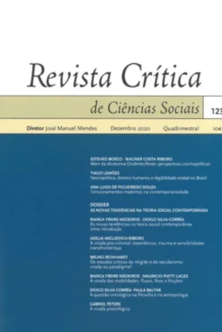 Revista Crítica de Ciências Sociais Nº 123