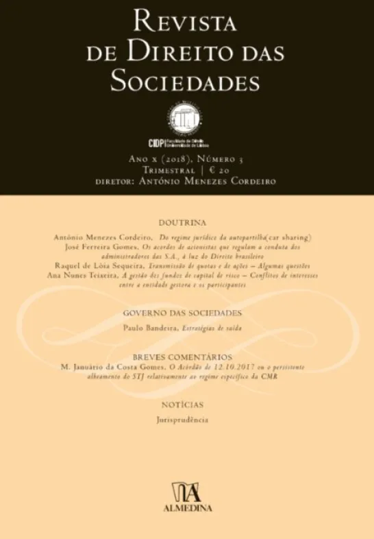 Revista de Direito das Sociedades, Ano X (2018) - Número 3
