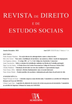 Revista de Direito e Estudos Sociais 1-4 (2023)
