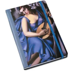 Tamara de Lempicka - Woman in Blue with a Guitar